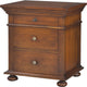 Guild Master 7011-251 3 Drawer Nightstand In Woodlands Stain