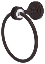 Pacific Grove Towel Ring with Dotted Accents, Antique Bronze