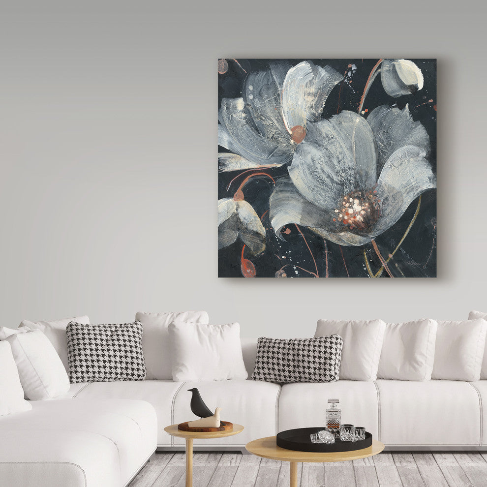 "Translucent Poppies" by Albena Hristova, Canvas Art, 35"x35"