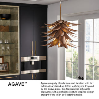 Fredrick Ramond Agave Large Multi Tier, Burnished Gold