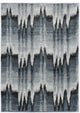 KAS Landscapes 5908 Blue Ivory Pulse Area Rug, 3'3"X 5'3"
