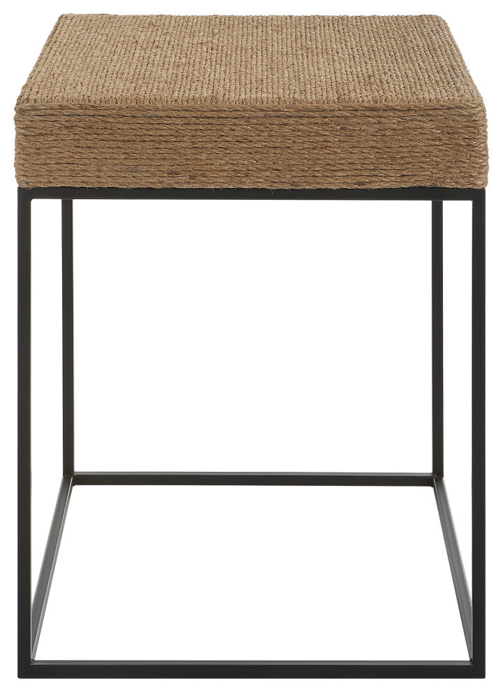 Uttermost Laramie Rustic Rope Accent table