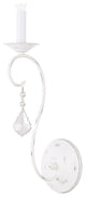 LIVEX LIGHTING 6421-60 1 Light Antique White Wall Sconce