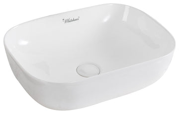 Isabella Plus Collection Rectangular Above Mount Basin with Center Drain