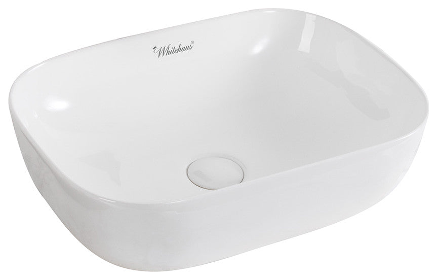 Isabella Plus Collection Rectangular Above Mount Basin with Center Drain