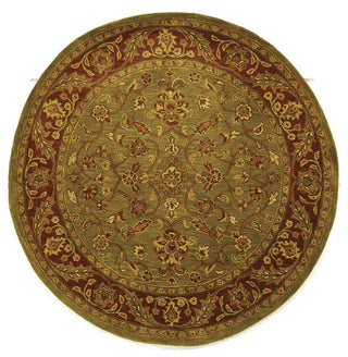 Safavieh Golden Jaipur Gj250A Rug, Green/Rust, 2'3"x4'0" Oval