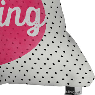 Deny Designs Allyson Johnson Hello Darling Dots Outdoor Throw Pillow
