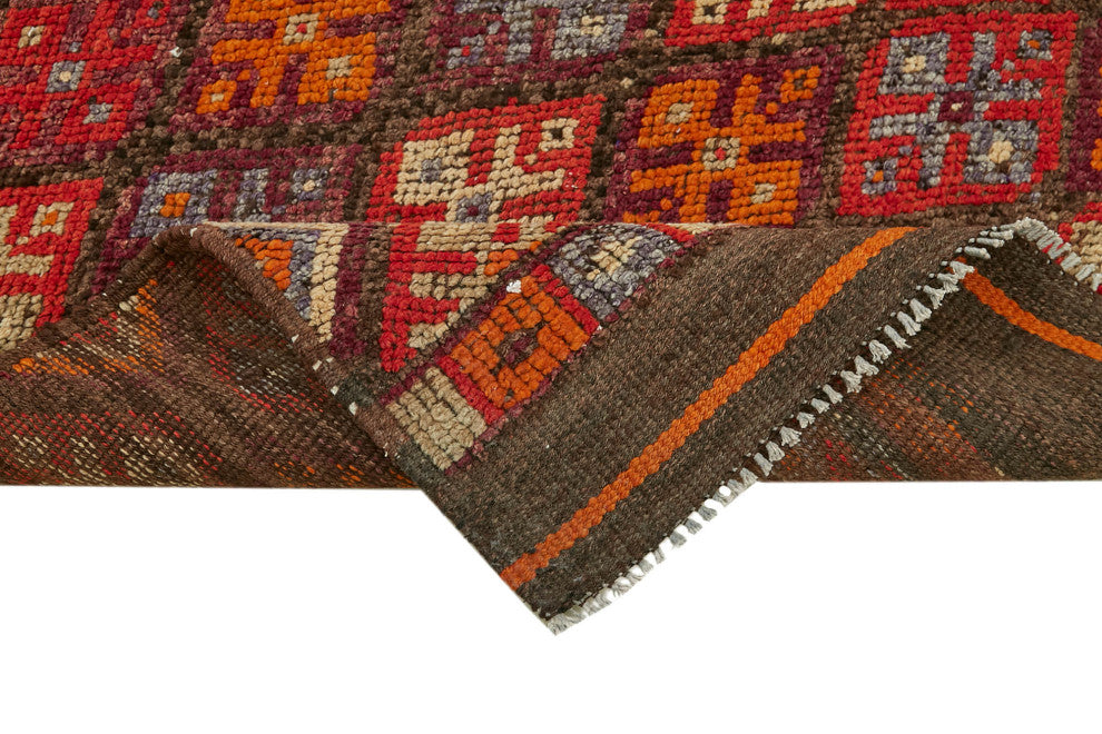 Rug N Carpet - Handmade Oriental 2' 11" x 12' 8" Tribal Runner Rug