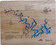 Lake Travis, Texas-Wood Lake Map, Small Standout