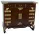 Korean Antique Style 4 Drawer Small Credenza