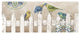 "Fly Away IV" Digital Paper Print by Janelle Penner, 32"x14"