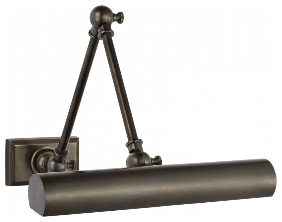 Cabinet Maker Double Library Light, 1-Light, Bronze, 12"W (SL 2709BZ CX340)