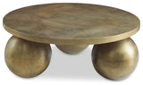 Uttermost - 26000 - Coffee Table - Triplet - Antique Brass