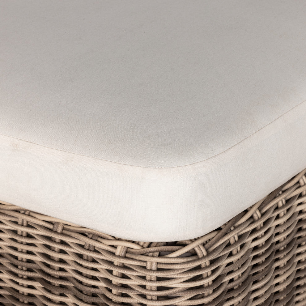 Messina Outdoor Chaise Lounge-Natural