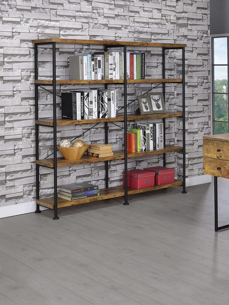 4-Tier Bookcase, Antique Nutmeg