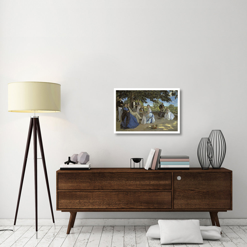 "Family Reunion" Digital Paper Print by Frederic Bazille, 32"x22"