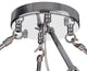 Arosa 9-Light Chrome Semi Flush Mount