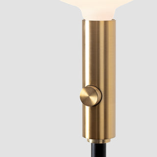 Brass Floor Lamp With Oval II