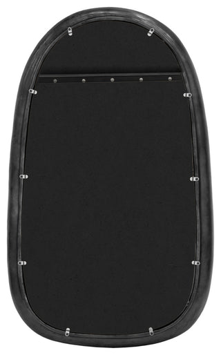 Auberge Mirror, Black, Oval Shape