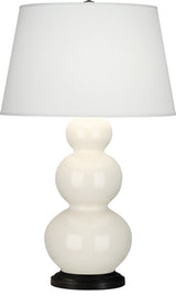 Triple Gourd Table Lamp, Bone
