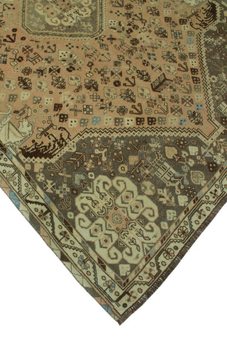 Fine Vintage Distressed Enyd Beige Rug