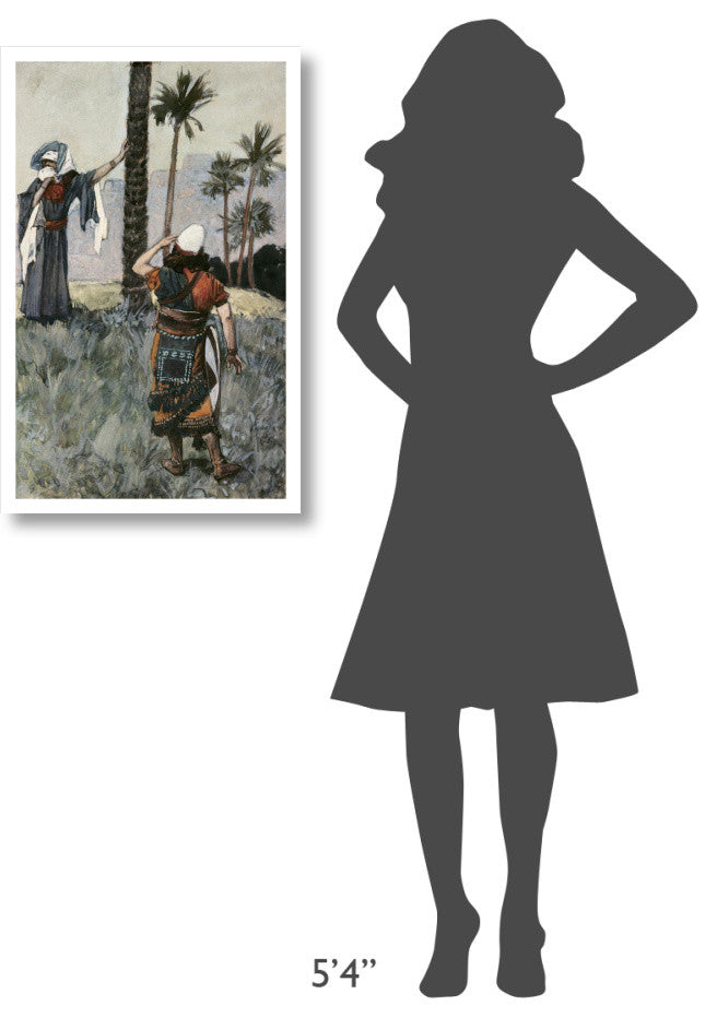 "Deborah Beneath The Palm Tree" Digital Paper Print by James Tissot, 21"x32"