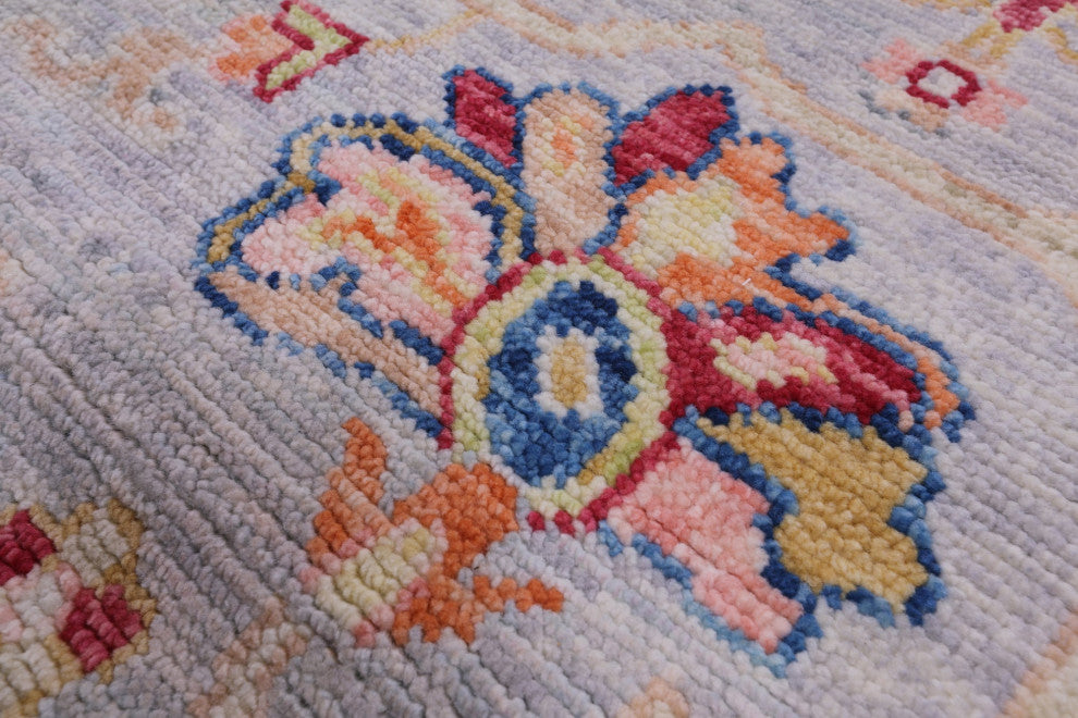 9' 3" X 12' 3" Turkish Oushak Handmade Wool Rug - Q16075