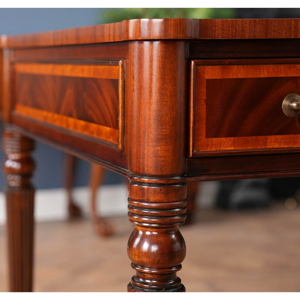 Sheraton Mahogany Desk, Mahogany Desk