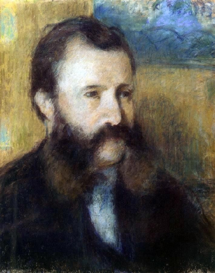 Camille Pissarro Portrait of Monsieur Louis Estruc Gallery Wrapped Canvas Print