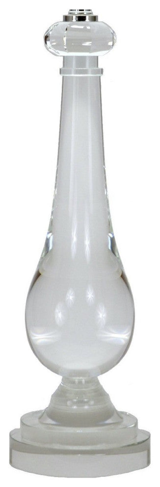 Teardrop Solid Crystal Table Lamp