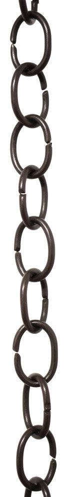 RCH Hardware Brass Loop Chandelier Chain, Various Finishes, Oil Bronzed Black, U