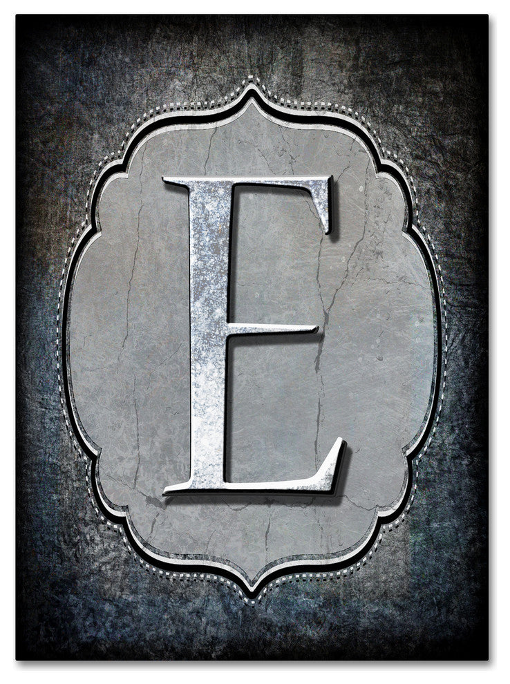 LightBoxJournal 'Letter E' Canvas Art, 24" x 32"