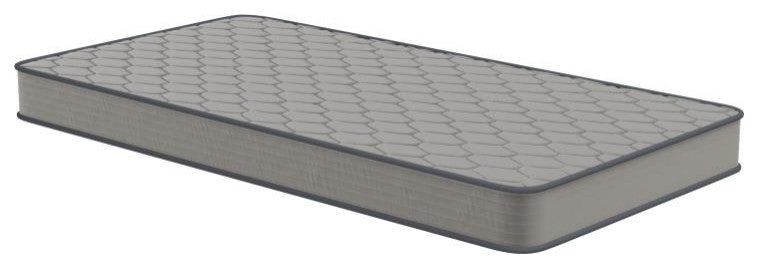 Capri Comfortable Sleep CertiPUR-US Certified Spring Mattress, Mattress in a Box, Gray, Twin Extra Long