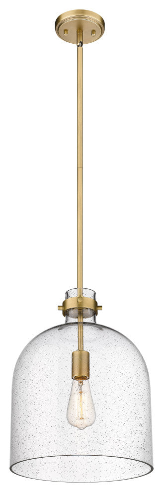 Zlite 817-12RB 1-Light Pendant, Clear Seedy