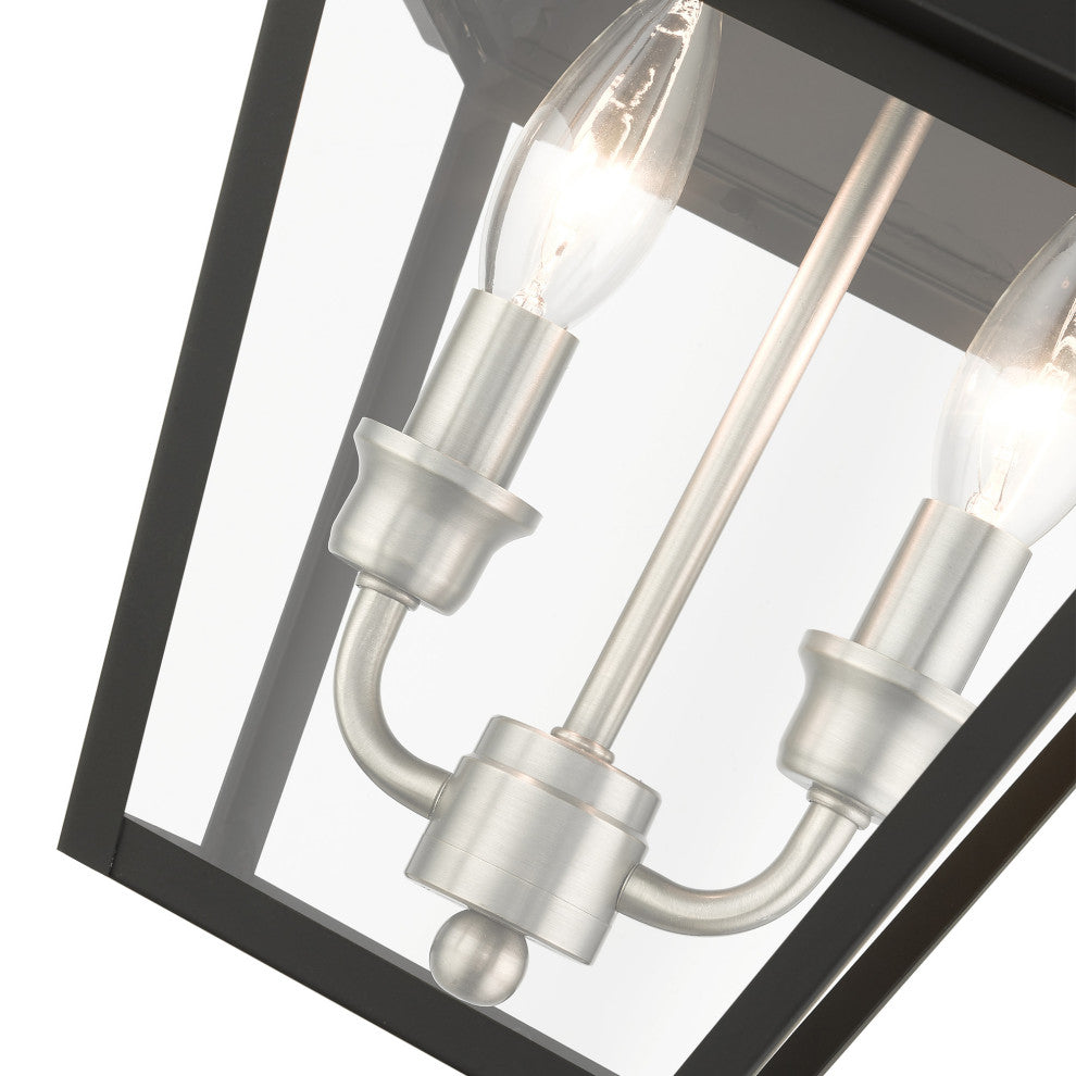 Black Classic, Colonial, Historical, Timeless Outdoor Pendant Lantern