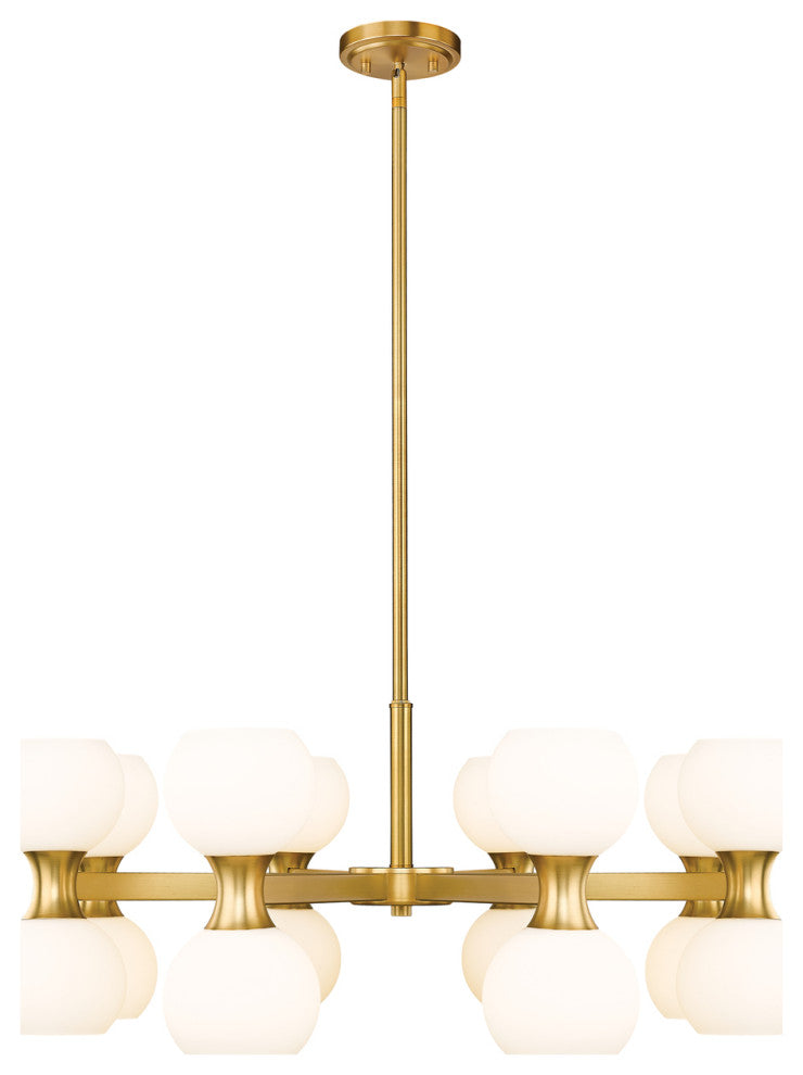 Z-LITE 16-Light Chandelier, Modern Gold