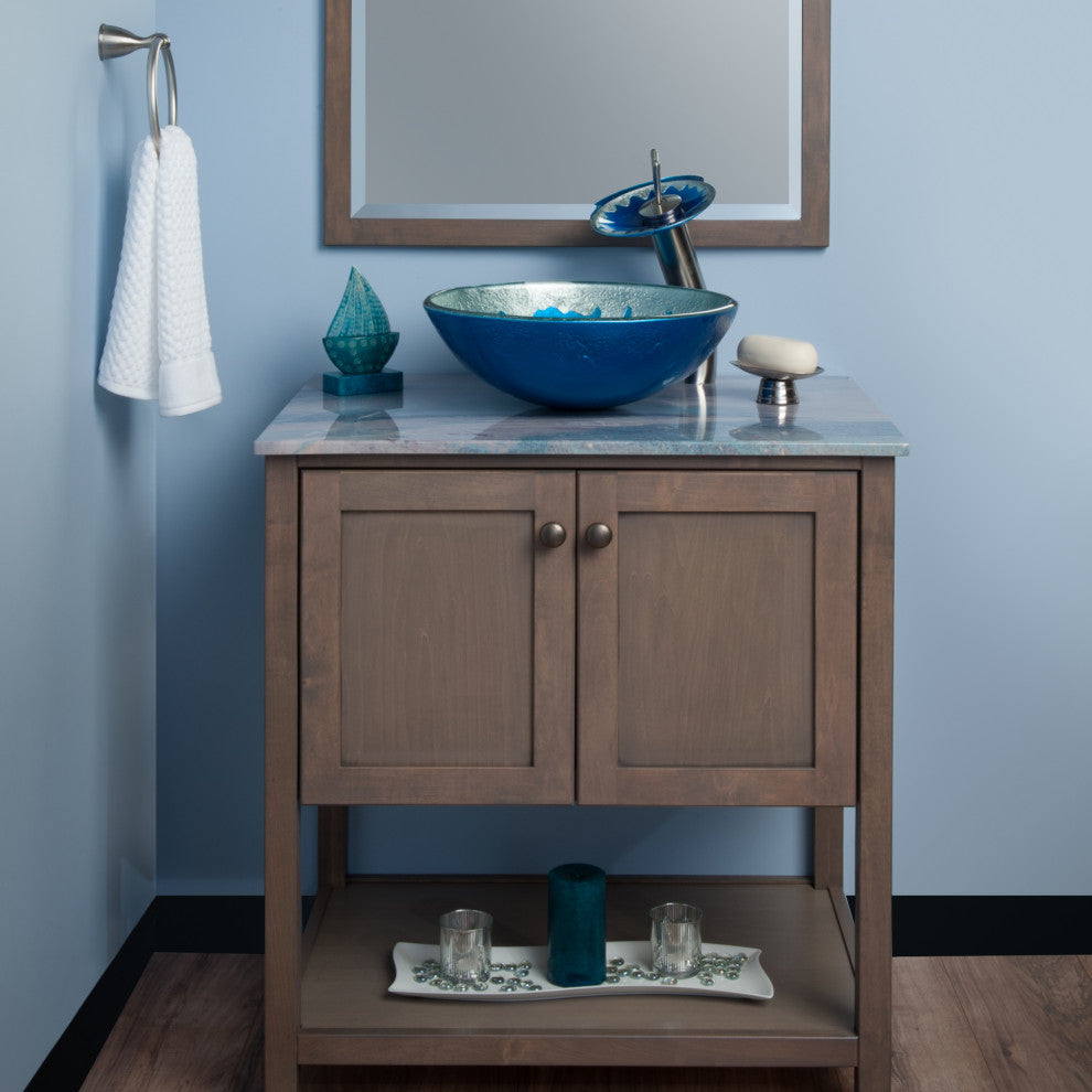 Diaccio Glass Vessel Sink