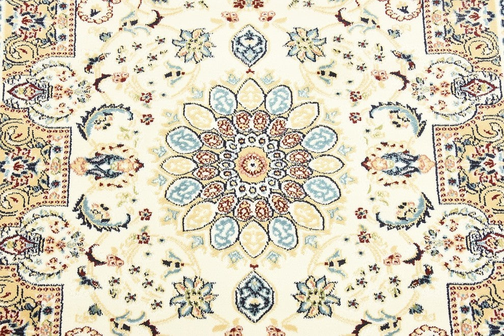 Unique Loom Ivory Newcastle Narenj 3' 0 x 5' 0 Area Rug