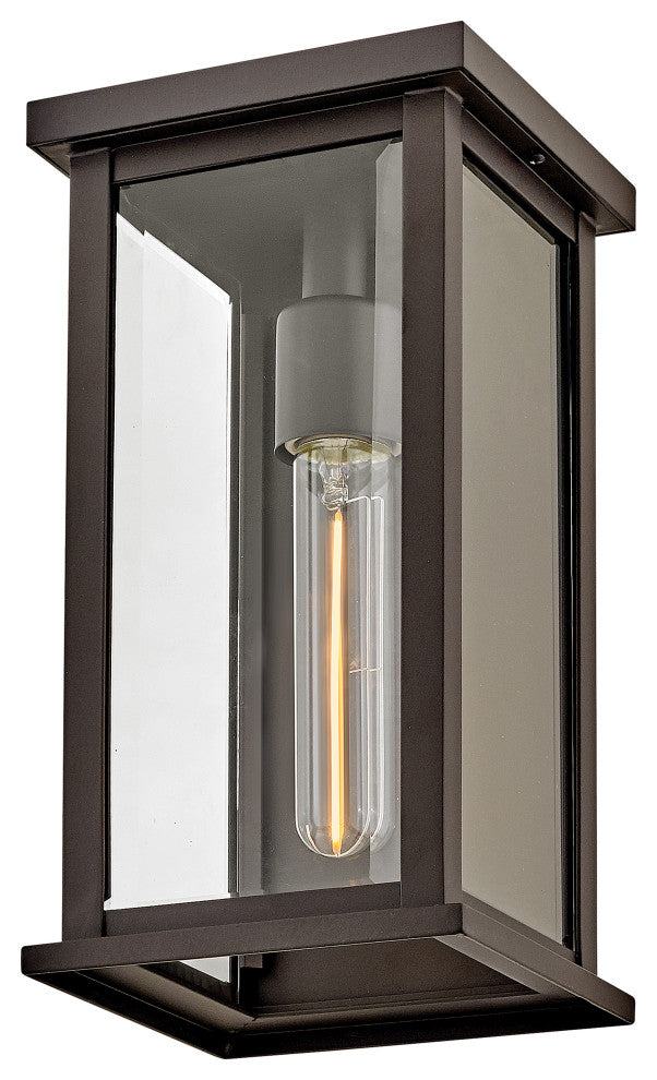 Hinkley Weymouth Wall Mount Lantern, Oil Rubbed Bronze, Extra Small