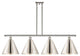 Ballston Cone Island Light, Polished Nickel, Polished Nickel
