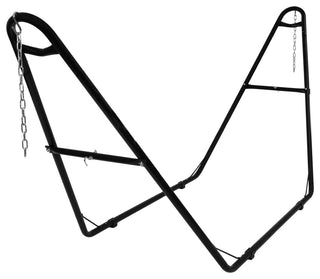 Sunnydaze 2-Person Hammock, Multi Use Universal Stand Quilted Double Fabric, Blu