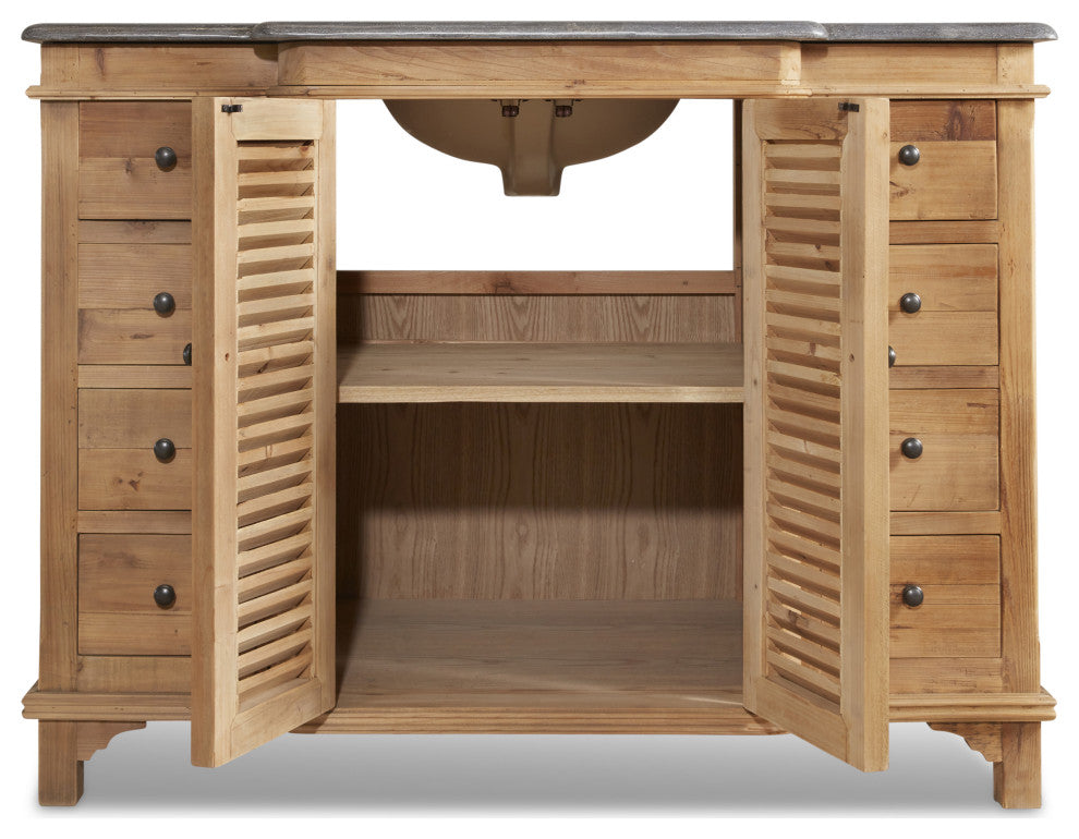 48" Reclaimed Pine Single Bath Vanity