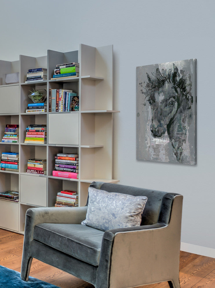 "Sweet Stare" Painting Print on Wrapped Canvas, 30"x45"