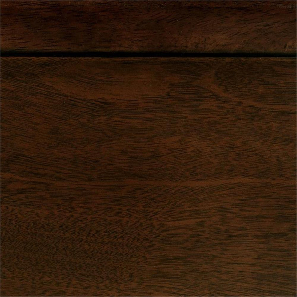 Pemberly Row 3-Drawers Traditional Wood Nightstand in Brown Cherry