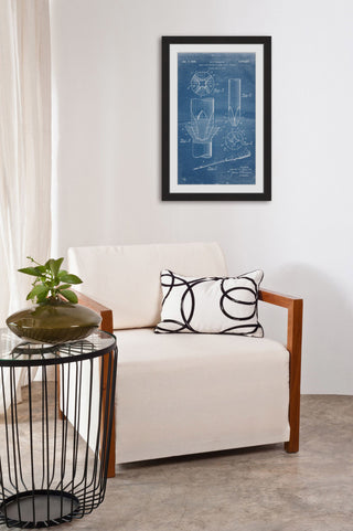 "Screwdriver 1936 Blueprint" Framed Painting Print