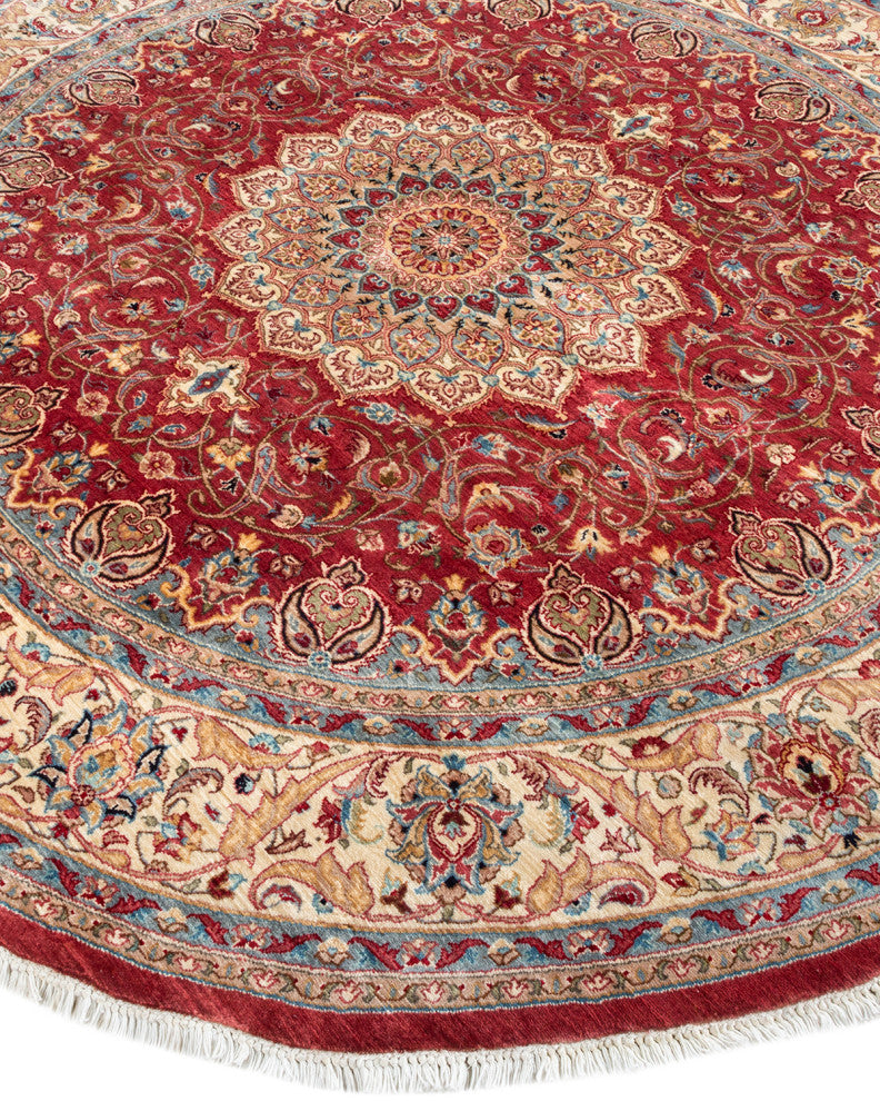 Mogul, One-of-a-Kind Hand-Knotted Area Rug Yellow, 6' 5 x 6' 7