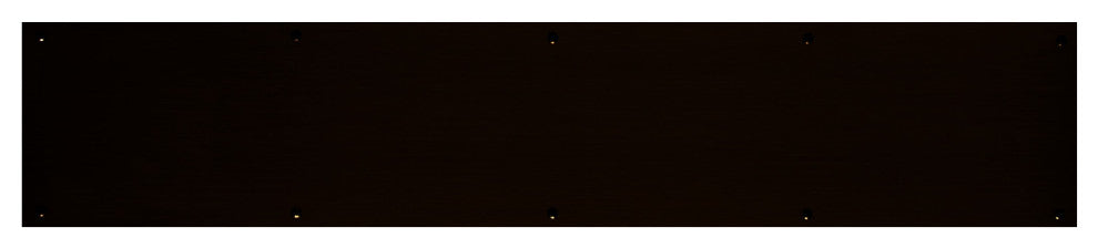 6"x30" Kick Plate Screw Mount, Dark Bronze Aluminum