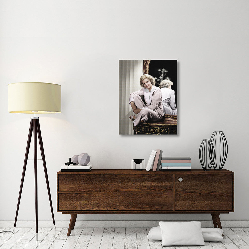 "Jean Harlow" Stretched Canvas Giclee by Hollywood Photo Archive, 28x36"