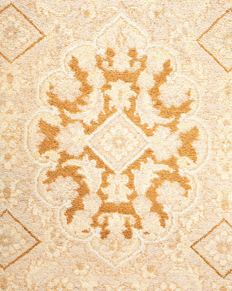 Mogul, One-of-a-Kind Hand-Knotted Area Rug Ivory, 8'0"x10'0"