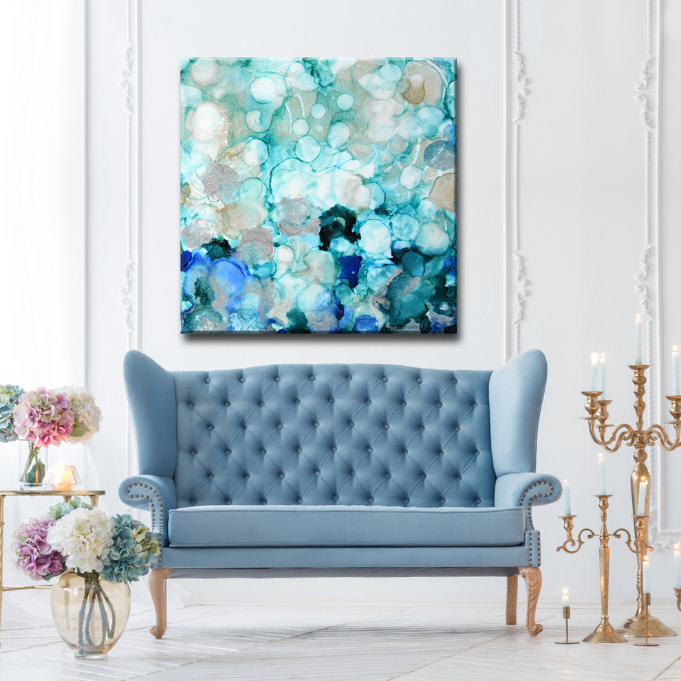 Ready2HangArt 'Mermaid Pearls II' by Norman Wyatt, 30"x30"